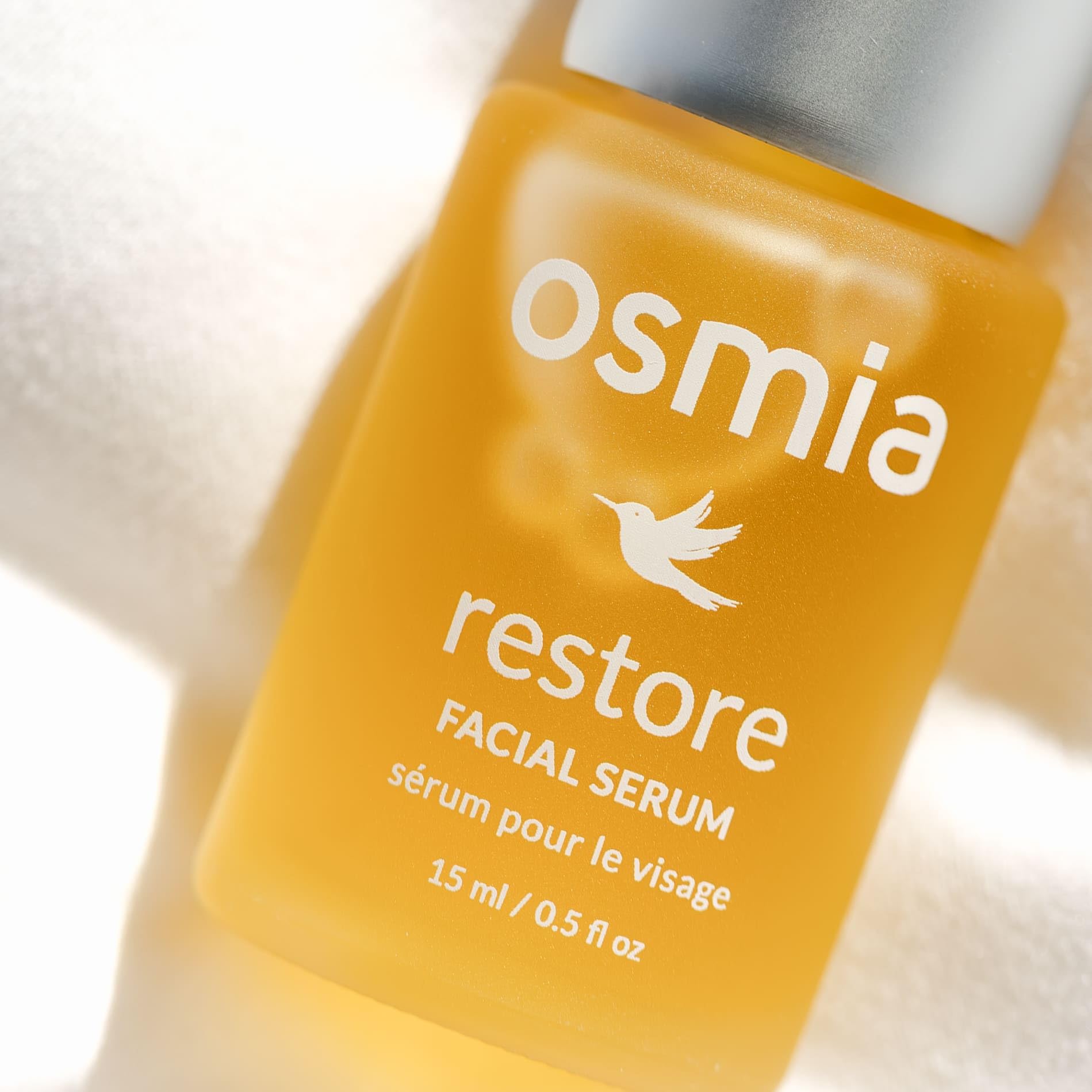 Osmia Skincare Natural Restore Facial Serum | Lavender, Carrot Seed, Jojoba, Borage, Pomegranate Oils