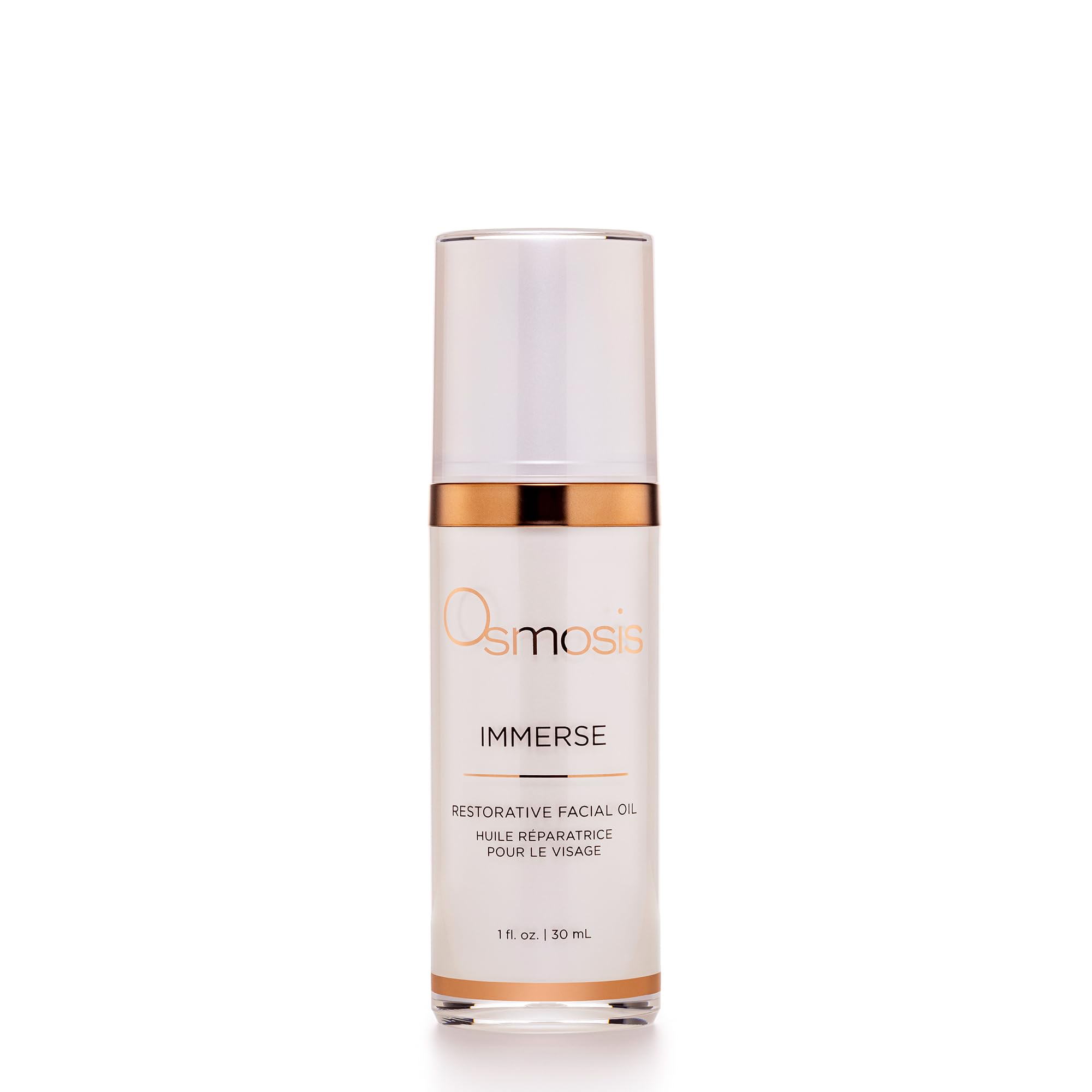 OSMOSIS IMMERSE Restorative Facial Oil with Emu & Raspberry Seed Oil, Calendula — 1 fl oz