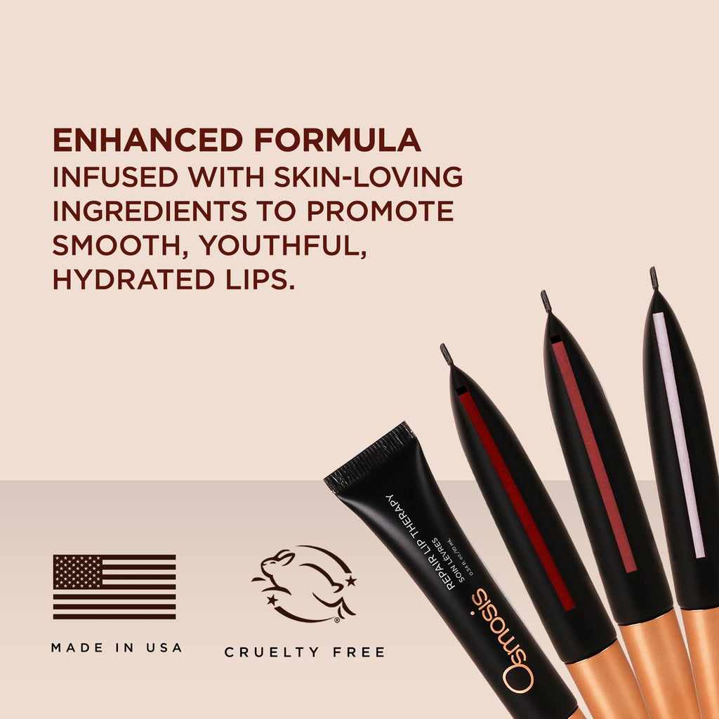 OSMOSIS Repair Lip Therapy – Nourishing Tinted Lip Gloss, Deep Hydration, 0.34 oz