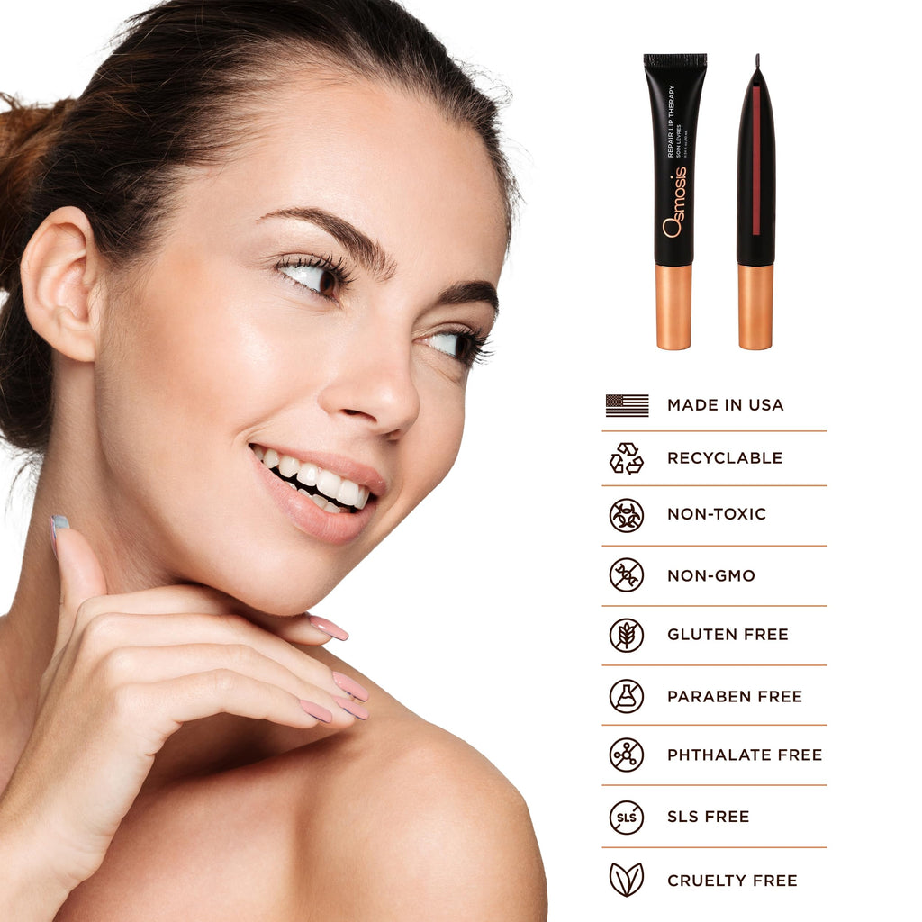 OSMOSIS Repair Lip Therapy – Nourishing Tinted Lip Gloss, Deep Hydration, 0.34 oz