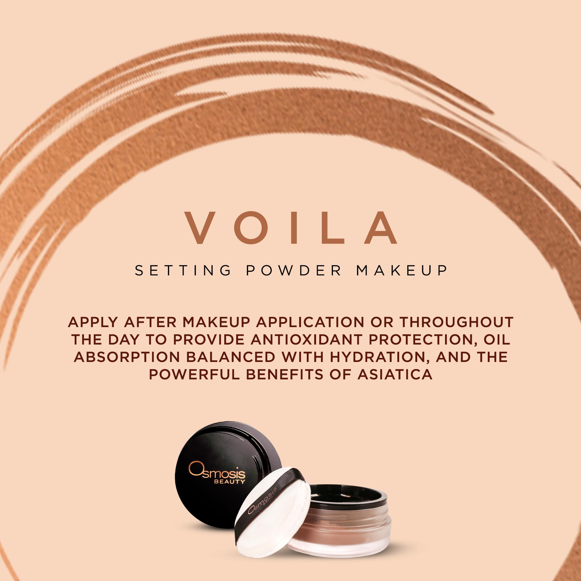 OSMOSIS Voila Finishing Loose Setting Powder – Oil Absorption with Hydration, Flawless Blurring for All Skin Types (Translucent) 0.23 oz