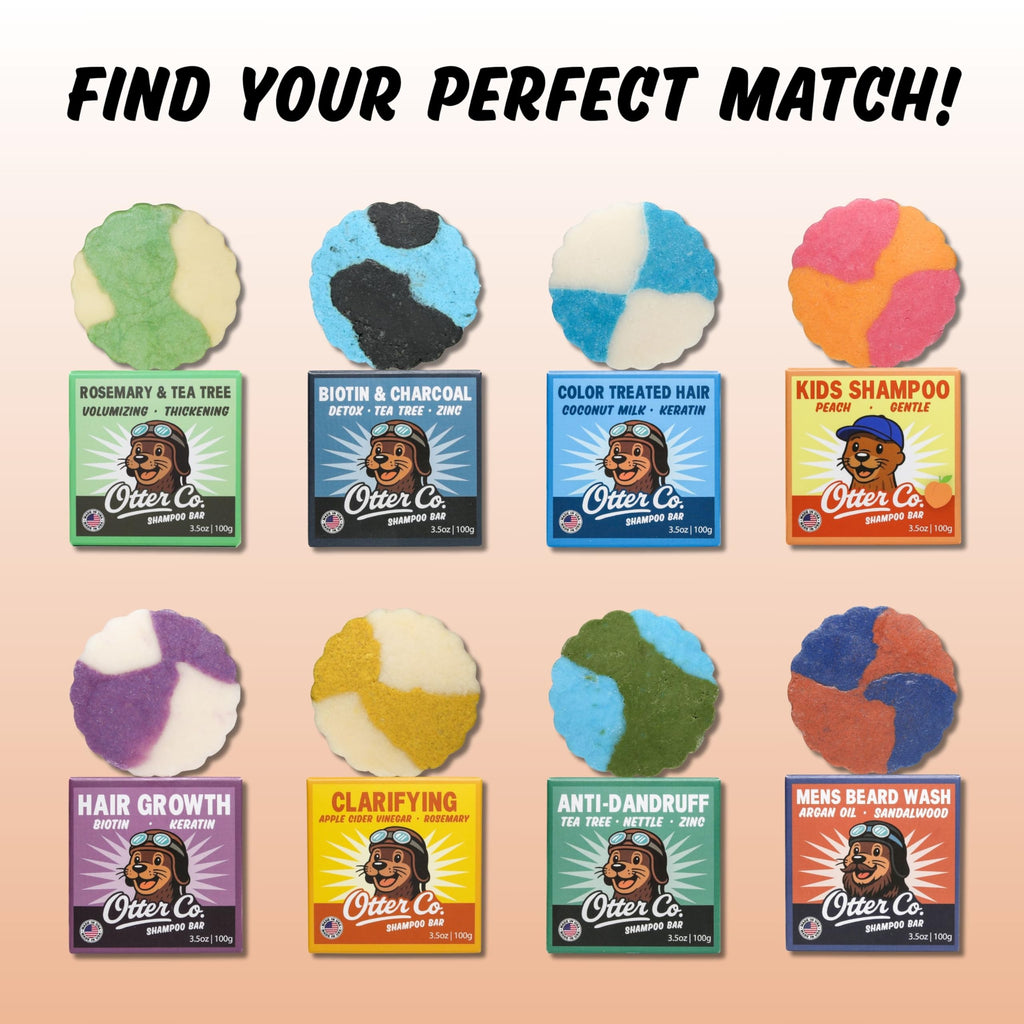 Otter co. Kids Gentle Peach Shampoo Bar – Tear-Free Organic Toddler Shampoo