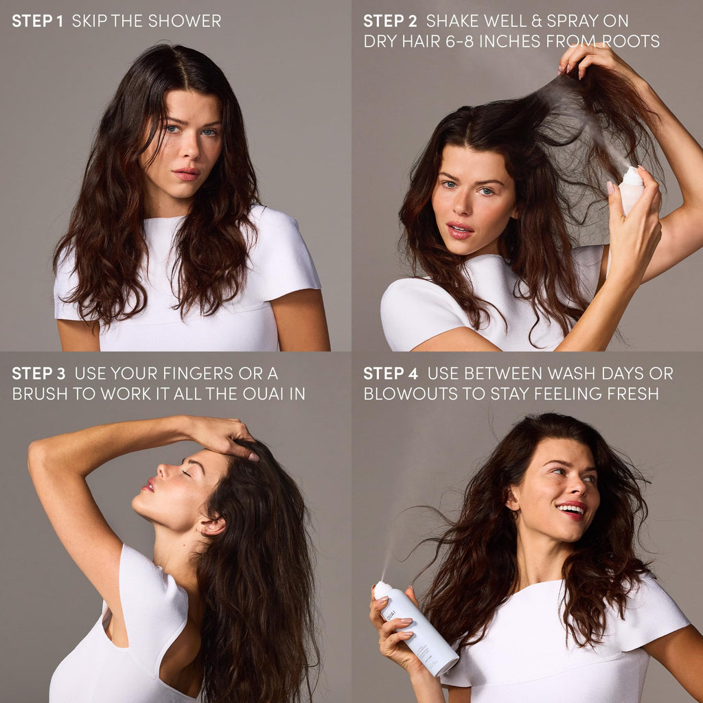 OUAI Super Travel Size Dry Shampoo – Cape Town (2 oz) | Absorbs Oil, Sweat & Dirt