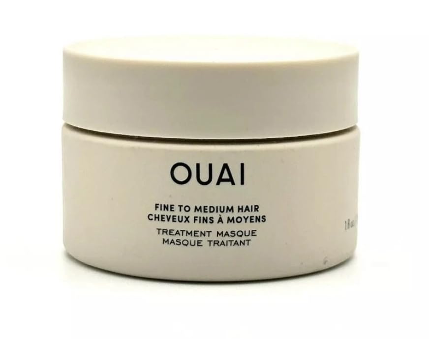 OUAI Treatment Masque for Fine to Medium Hair – Mini 1 oz | Deep Conditioning & Shine