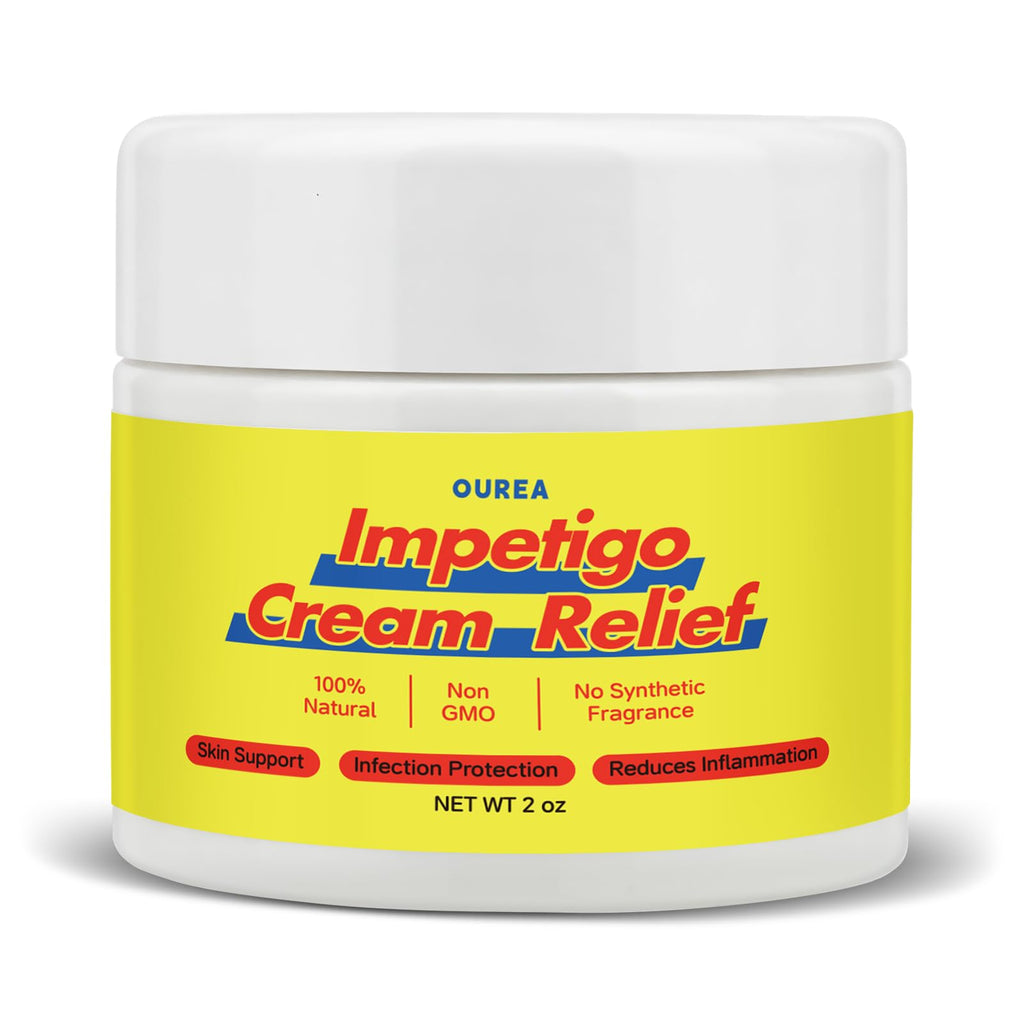 Ourea Impetigo Cream for Kids & Adults – Gentle Natural 2 oz Ointment