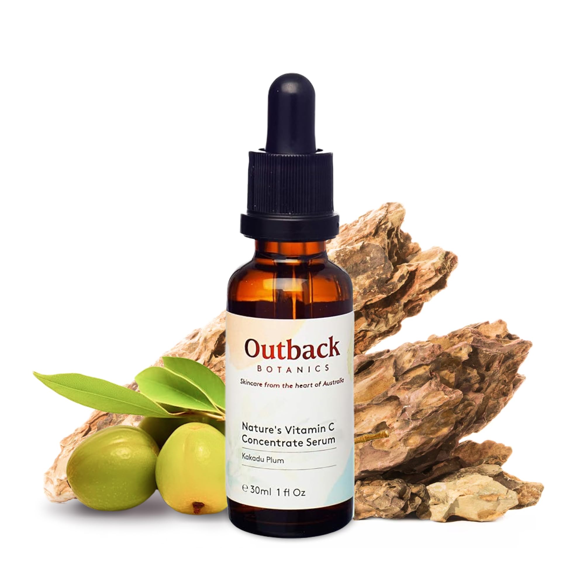 Outback Botanics Vitamin C Serum with Kakadu Plum | 100x Vitamin C, Hydrating & Anti-Aging | 1 fl oz