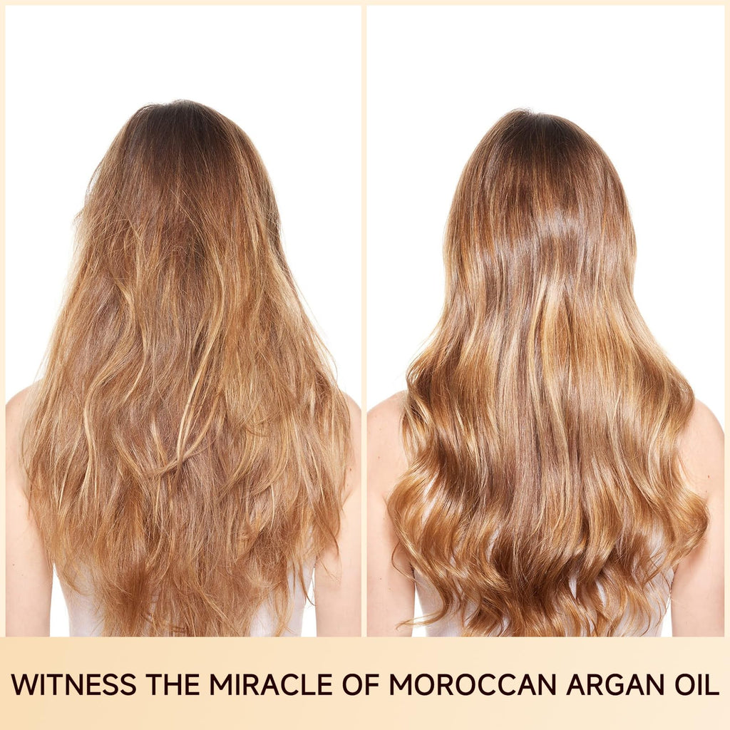 Outccogo Moroccan Argan Oil – Frizz Control & Nourishing Hair Oil (3.4 fl oz)