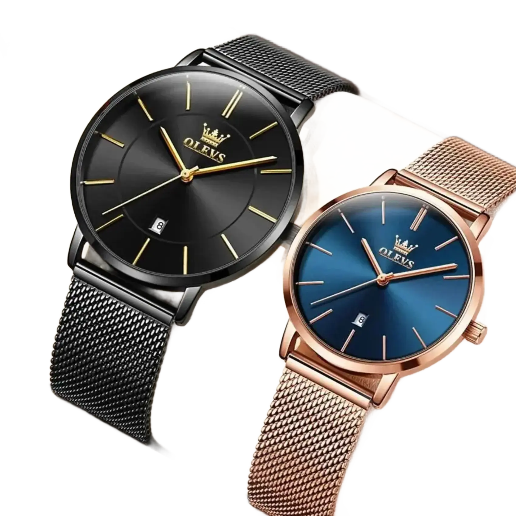 Simplicity Mesh Belt Couple Watches