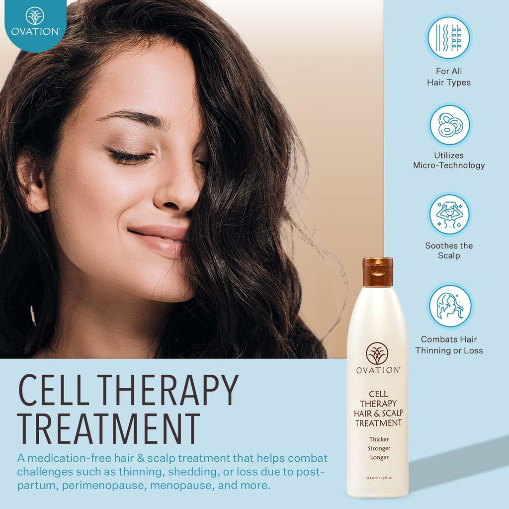 Ovation Hair Cell Therapy: Non-Medicated Hair Growth & Scalp Treatment