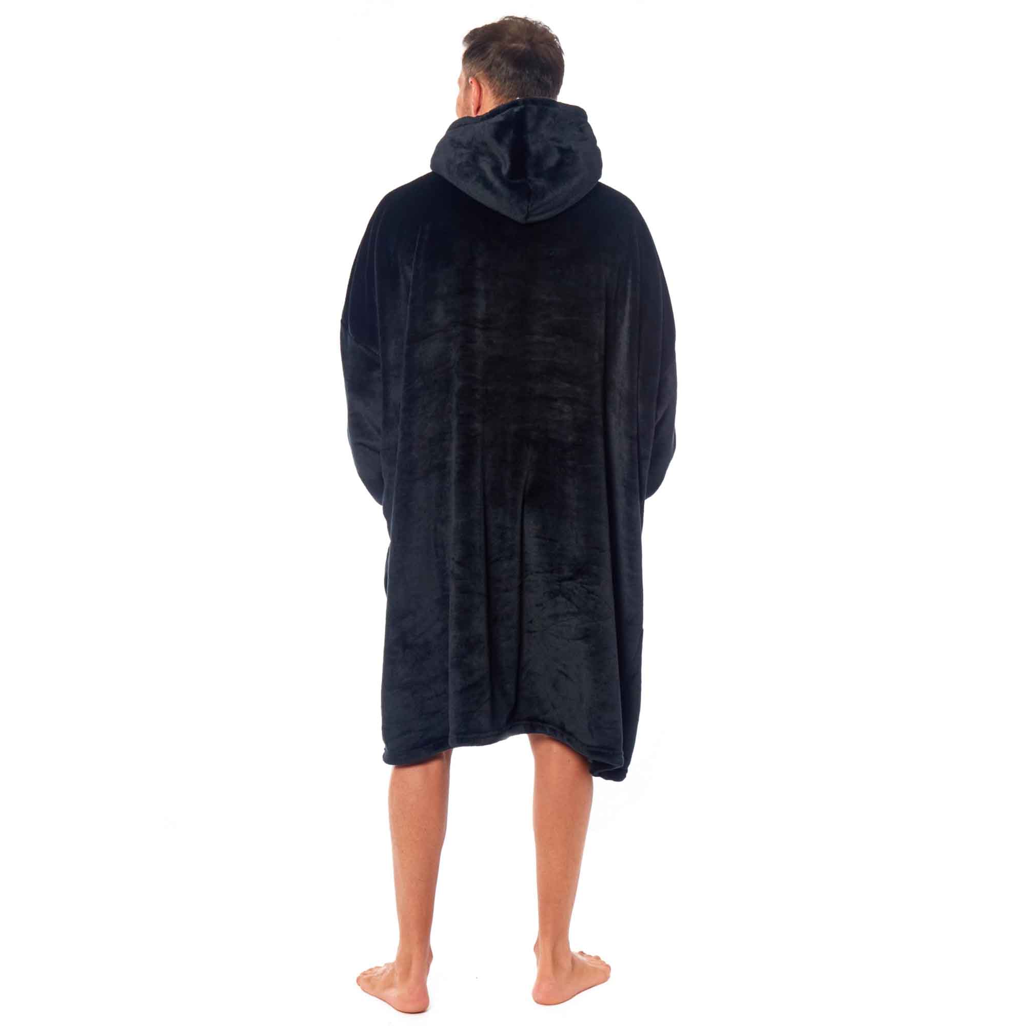 Daisy Dreamer Oversized Mens Hooded Blanket Sweatshirt With Sherpa Lining Cotton Rich Super Soft Everyday