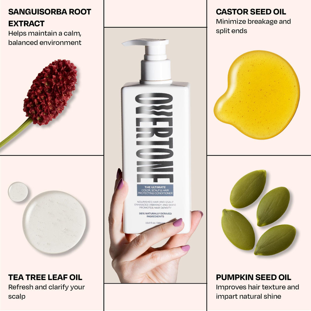 Overtone The Ultimate Conditioner — Hydration, Strength, & Color Longevity