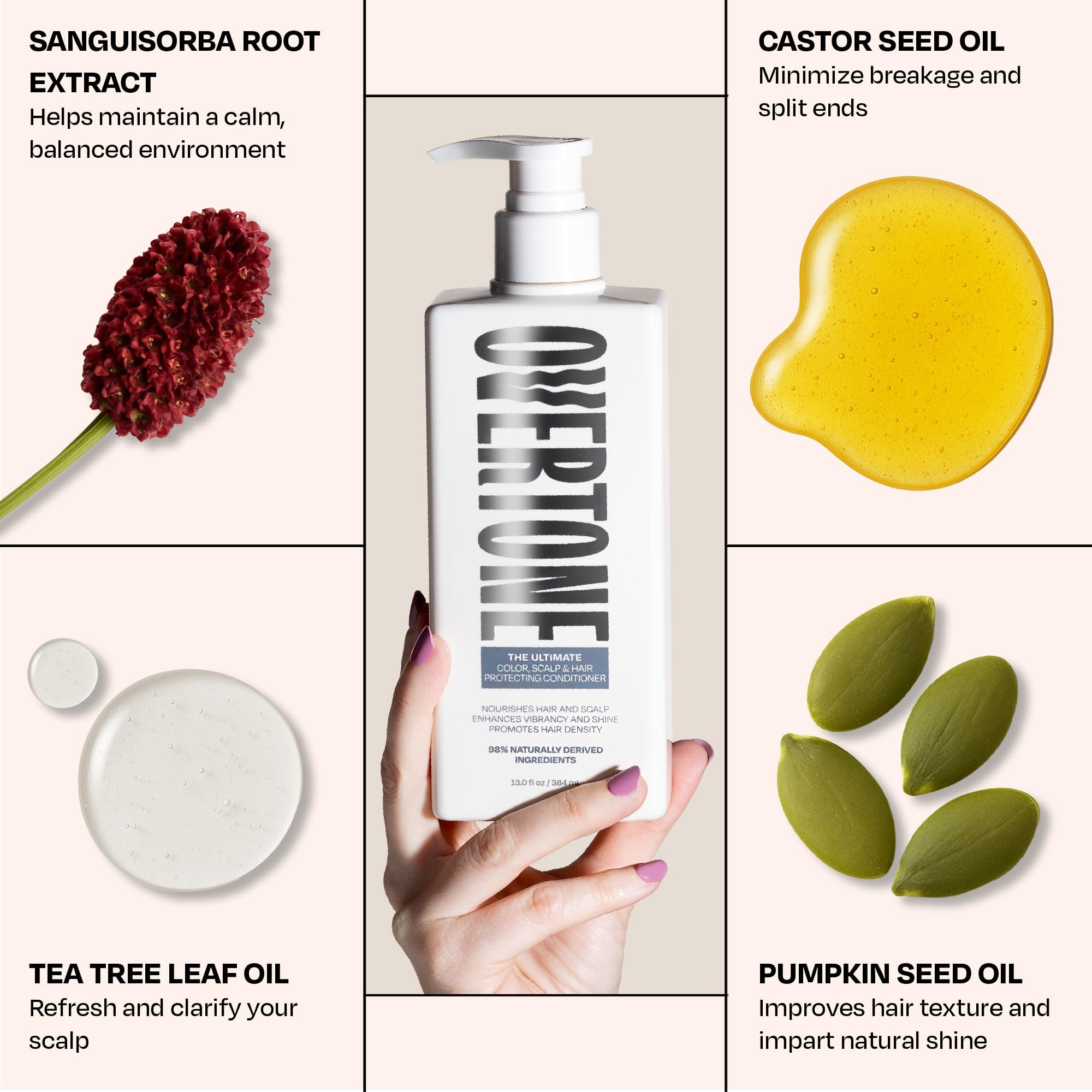 Overtone The Ultimate Conditioner — Hydration, Strength, & Color Longevity