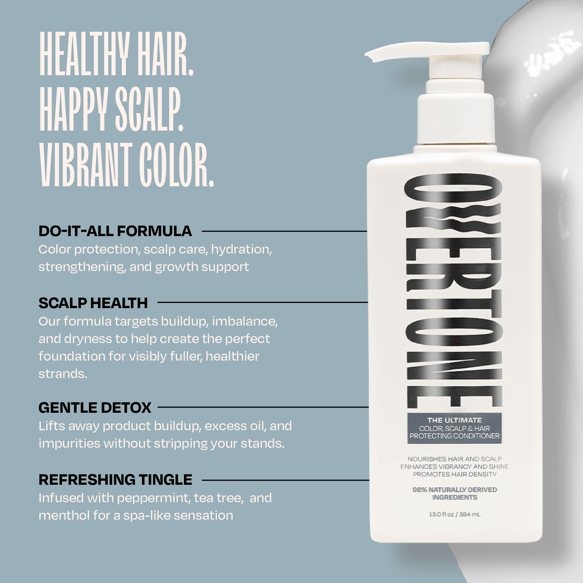 Overtone The Ultimate Conditioner — Hydration, Strength, & Color Longevity