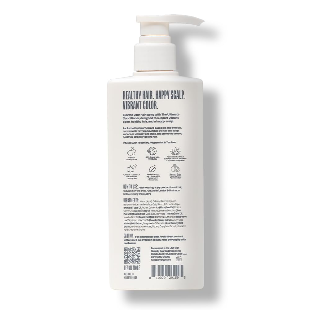 Overtone The Ultimate Conditioner — Hydration, Strength, & Color Longevity