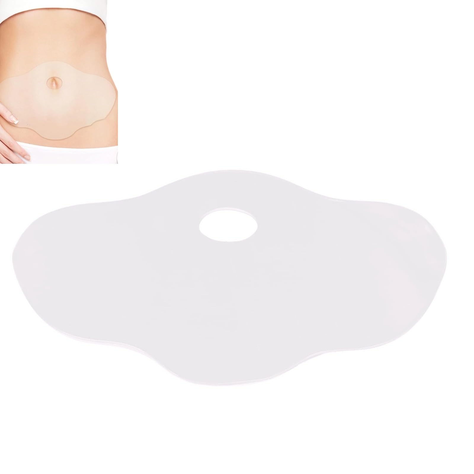 OWILIWO Silicone Belly Patches – Reusable Patch for Stretch Marks & Wrinkles (2pcs)