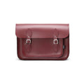 Handmade Leather Satchel - Oxblood Red