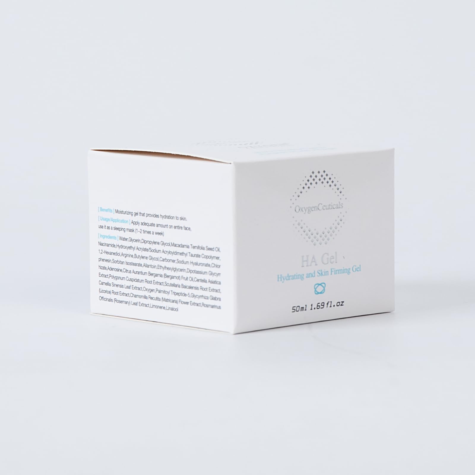 OxygenCeuticals HA Gel – Intensive Hydration with Hyaluronic Acid, Adenosine & Centella (50 ml)