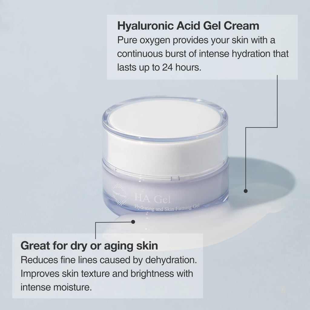 OxygenCeuticals HA Gel – Intensive Hydration with Hyaluronic Acid, Adenosine & Centella (50 ml)
