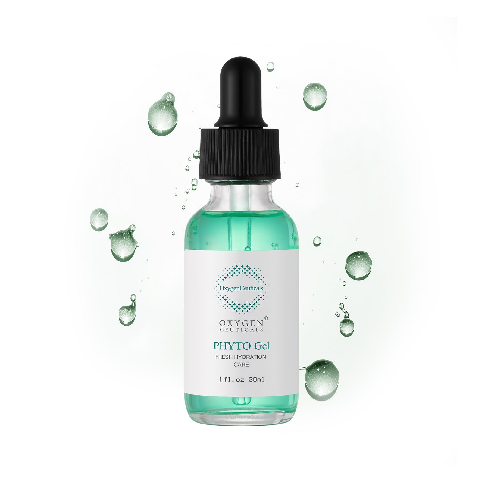 OxygenCeuticals Phyto Gel – Brightening & Soothing Serum with Niacinamide, Hyaluronic Acid & Centella (1 fl oz)