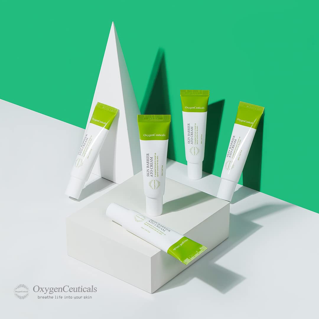 OxygenCeuticals Skin Barrier Ato Cream – Fucoidan V, Shea Butter & Centella Asiatica | 0.67 fl oz