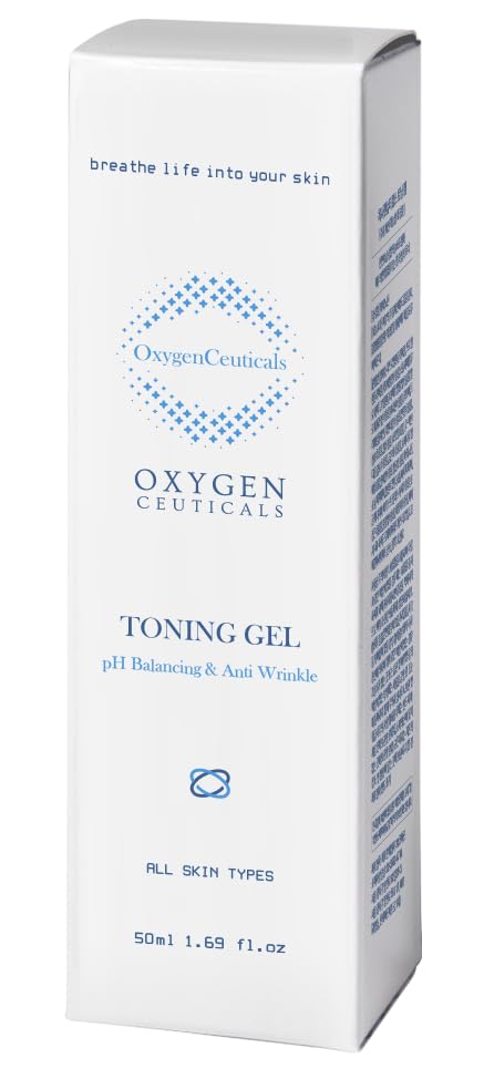 OxygenCeuticals Toning Gel – Hydrating Gel Toner with Centella, Licorice Root & Adenosine (1.69 fl oz / 50 ml)