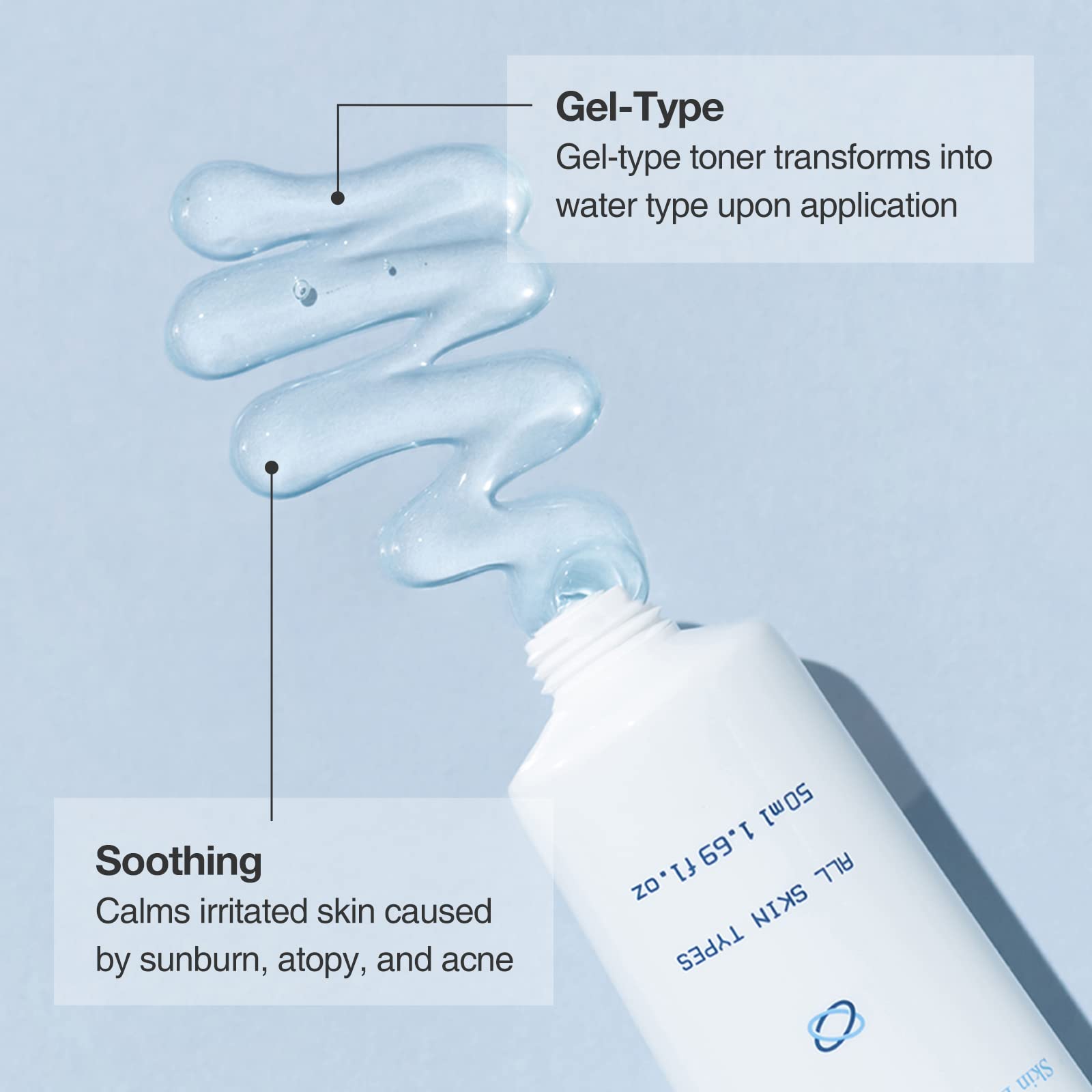 OxygenCeuticals Toning Gel – Hydrating Gel Toner with Centella, Licorice Root & Adenosine (1.69 fl oz / 50 ml)