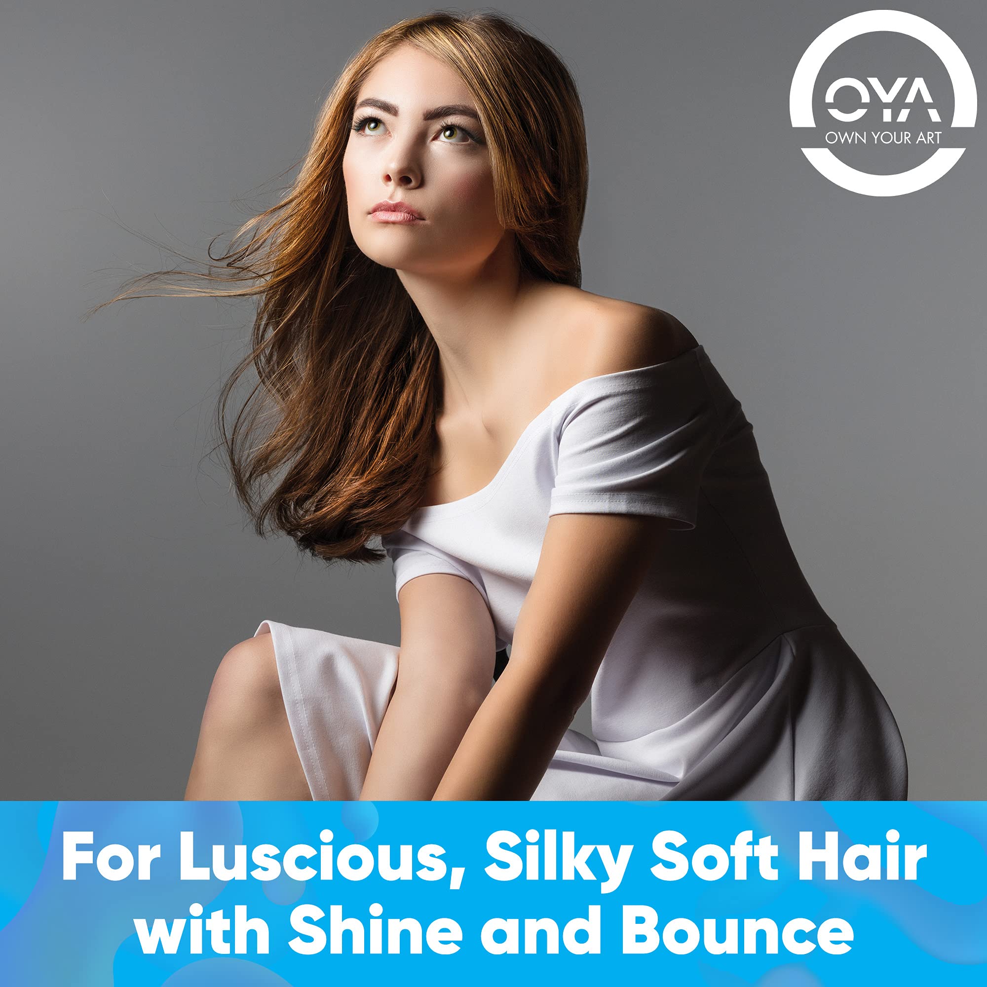 OYA Leave-In Hair Conditioner 236 ml – Detangle, De-Frizz & Hydrate (Color-Treated & Curly Hair)