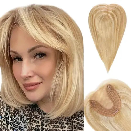 100% Remy Blonde Hair Toppers