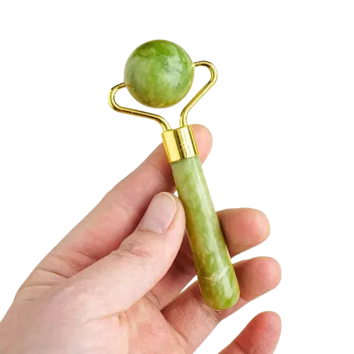 Natural Xiuyu Jade Facial Roller Gua Sha Sculpting Set