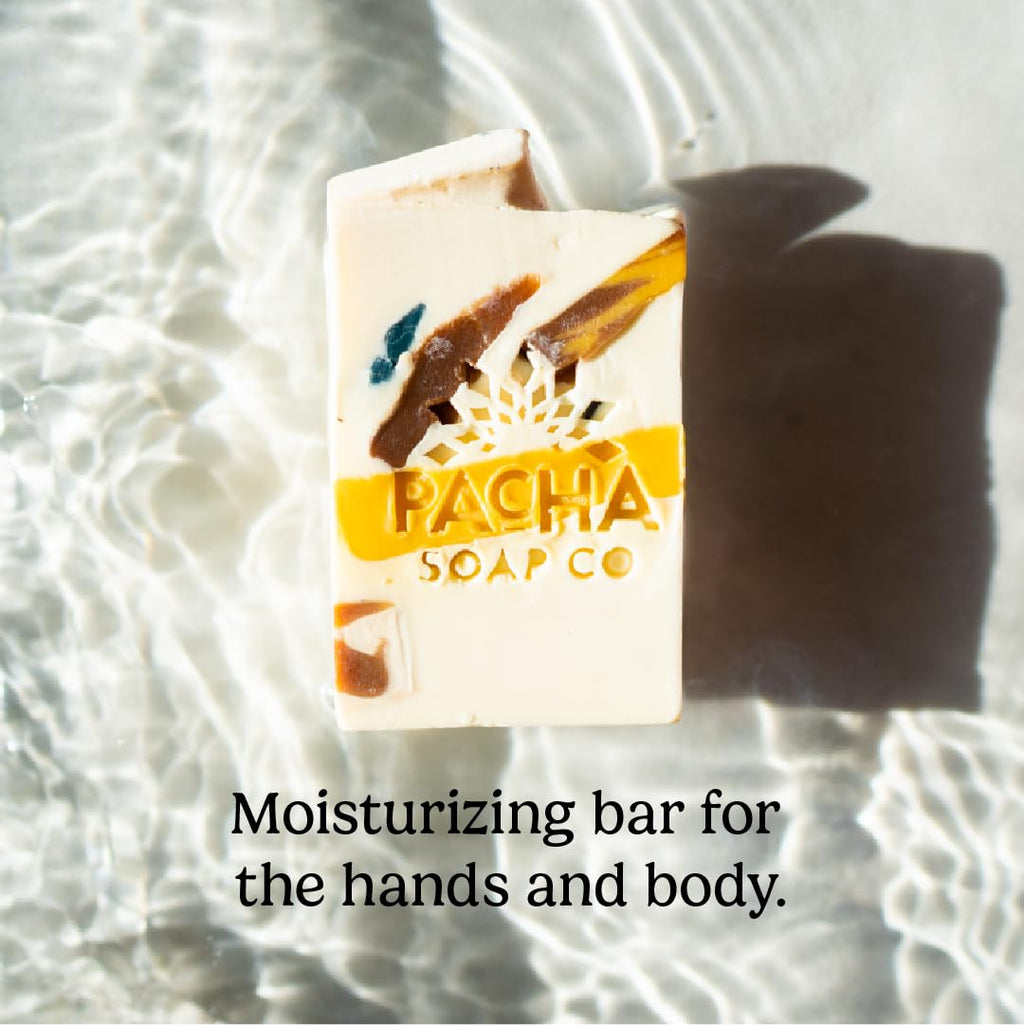 Pachafetti Bar Soap – Lemongrass & Peppermint, 5-Pack (4 oz each) | Pacha Soap Co