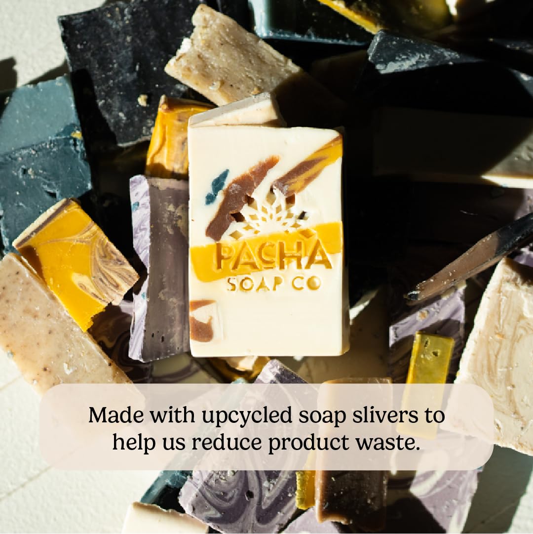 Pachafetti Bar Soap – Lemongrass & Peppermint, 5-Pack (4 oz each) | Pacha Soap Co