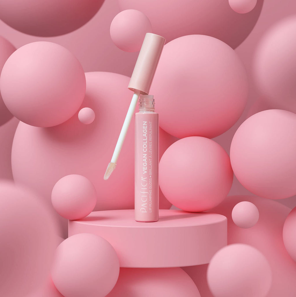 Pacifica Vegan Collagen Lip Plumping Gloss – Hydrating, High-Shine & Non-Sticky