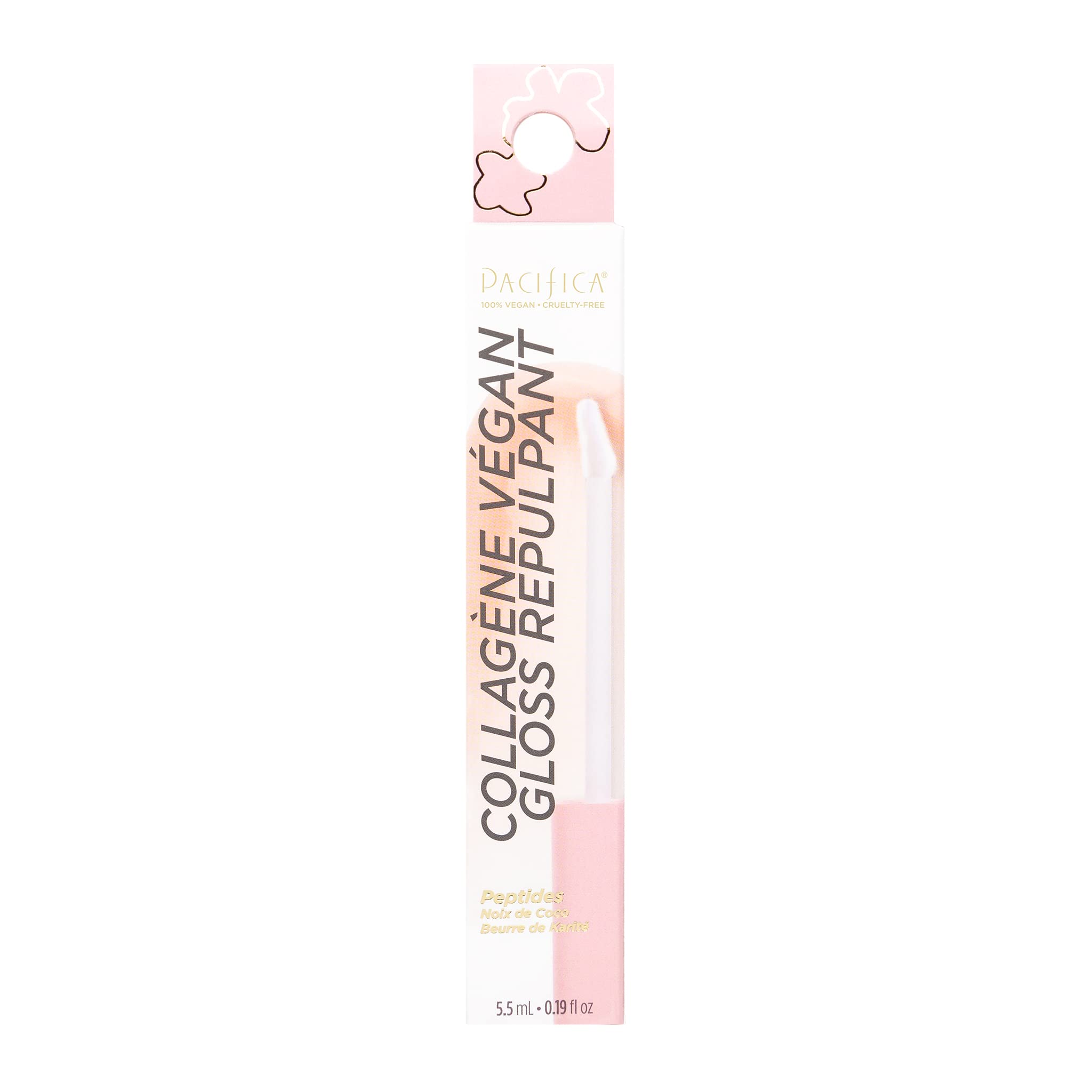Pacifica Vegan Collagen Lip Plumping Gloss – Hydrating, High-Shine & Non-Sticky