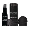 Pacinos Hair Fiber Kit | Conceal Thinning Hair Instantly with Fiber Hold Spray - Dark Brown