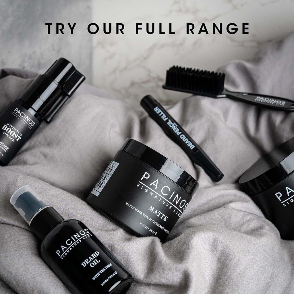 Pacinos Hair Fiber Kit | Conceal Thinning Hair Instantly with Fiber Hold Spray - Dark Brown