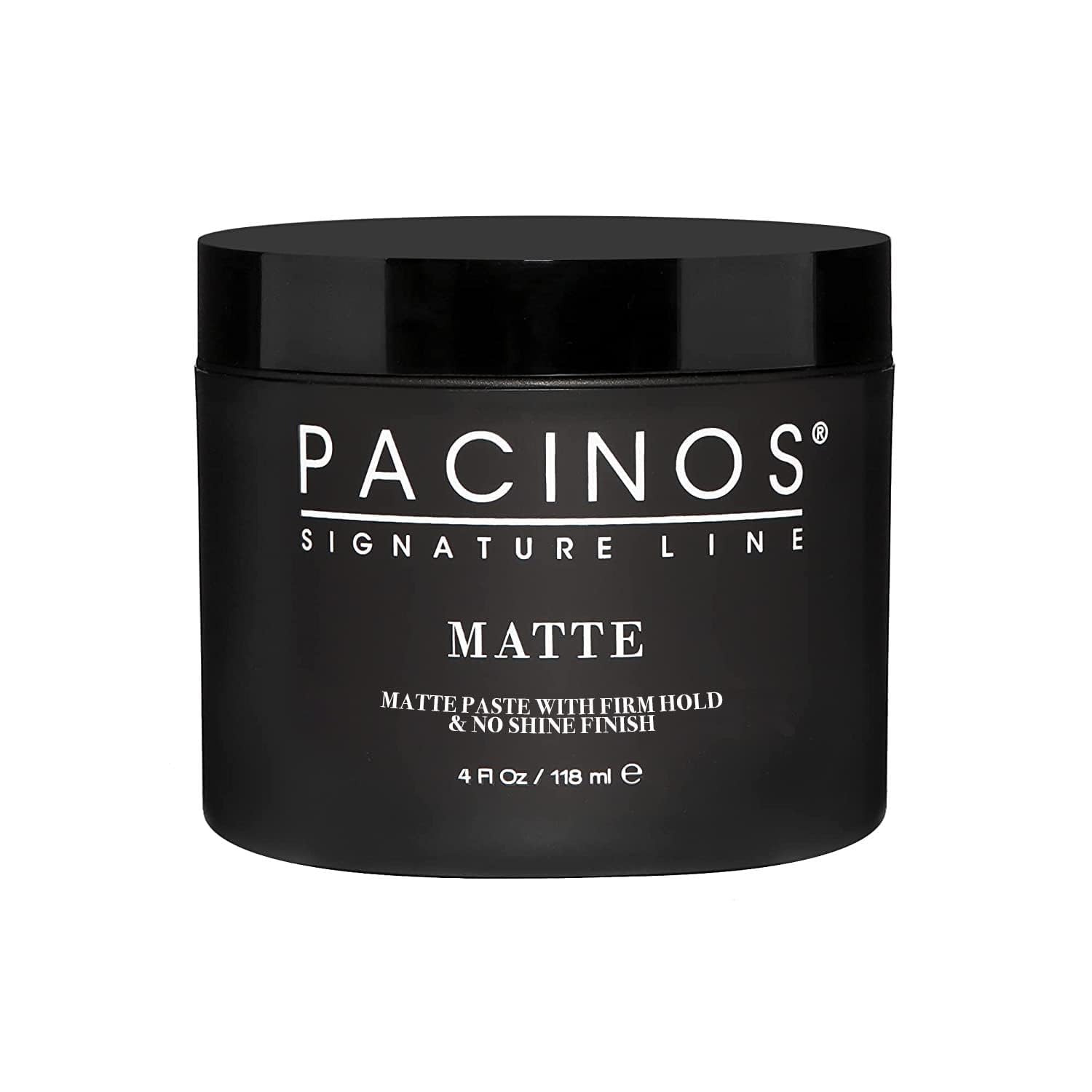 Pacinos Matte Hair Paste – Firm Hold, No Shine, Sculpting & Texture, 4 fl oz