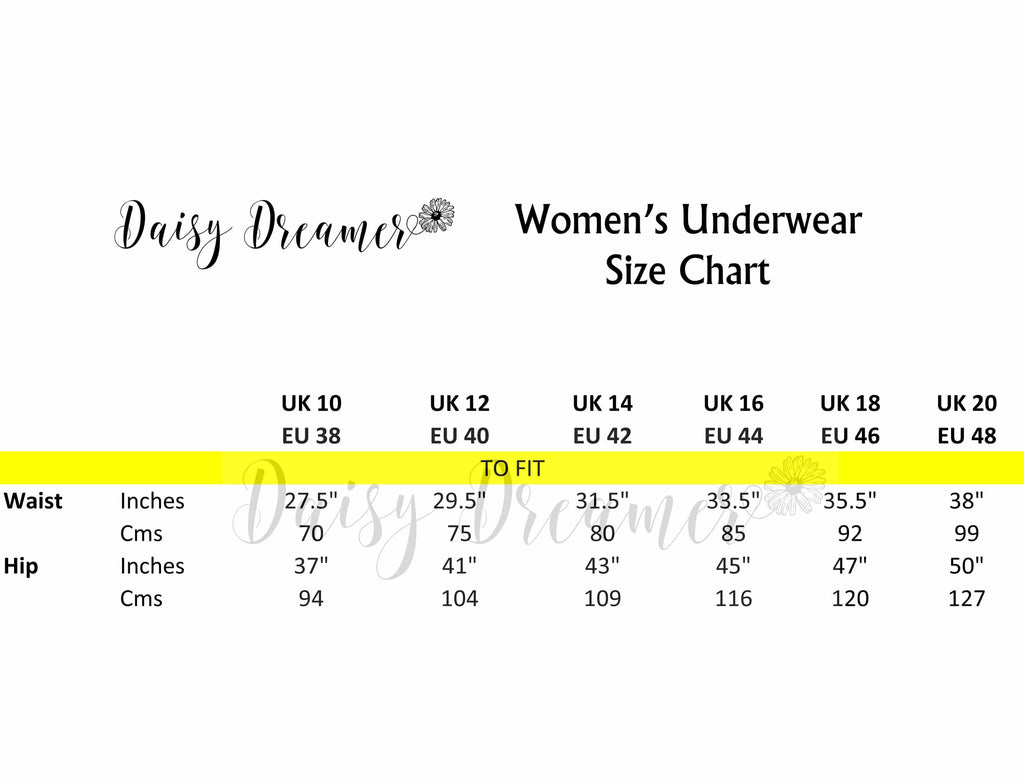 Daisy Dreamer Pack Of 10 Womens Midi Briefs Cotton Breathable Assorted Styles Comfortable
