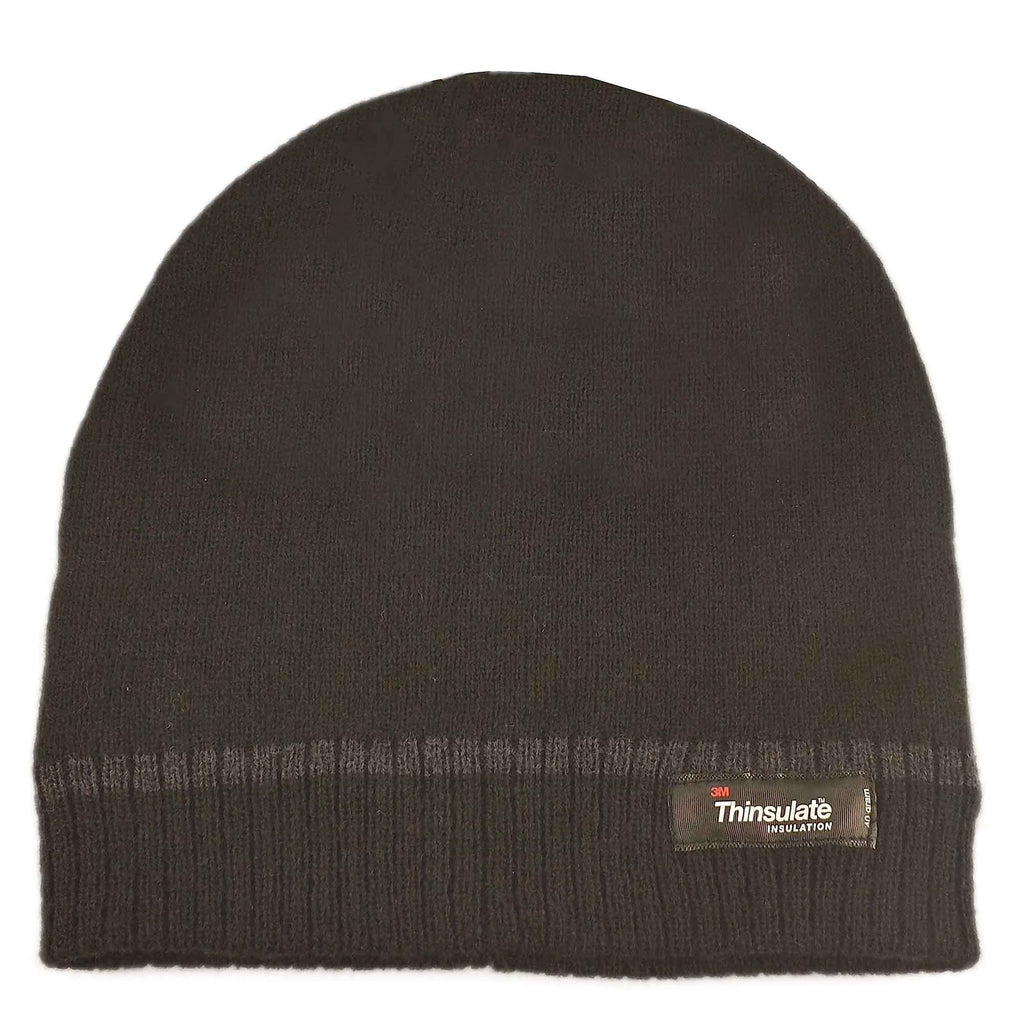 Sock Stack Pack Of 2 Striped Fleece Beanie Hats With 3M Thinsulate Insulation Quick Dry