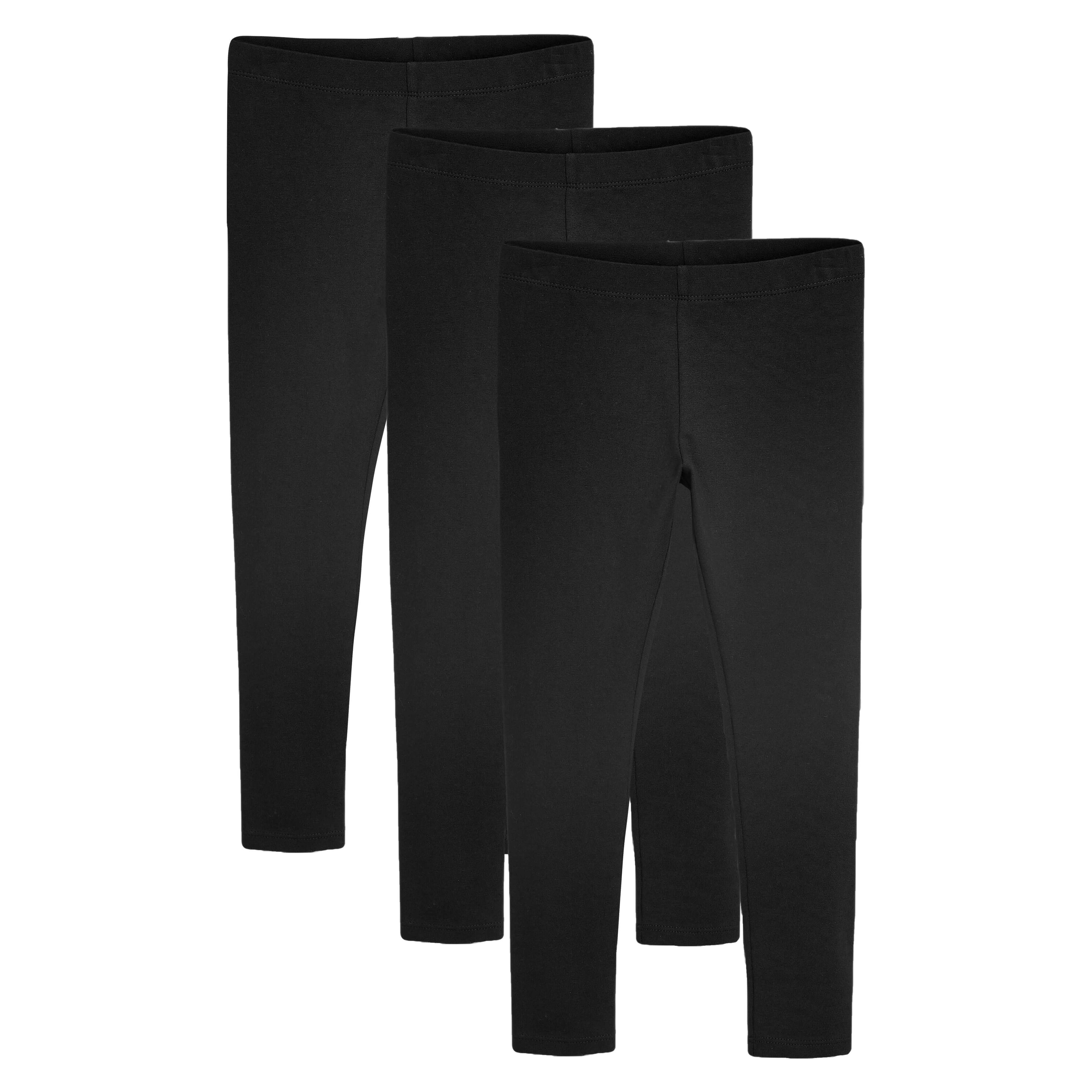 Heatwave Thermalwear Girls Thermal Fleece Leggings Pack Of 3 Warm Stretchable Winter