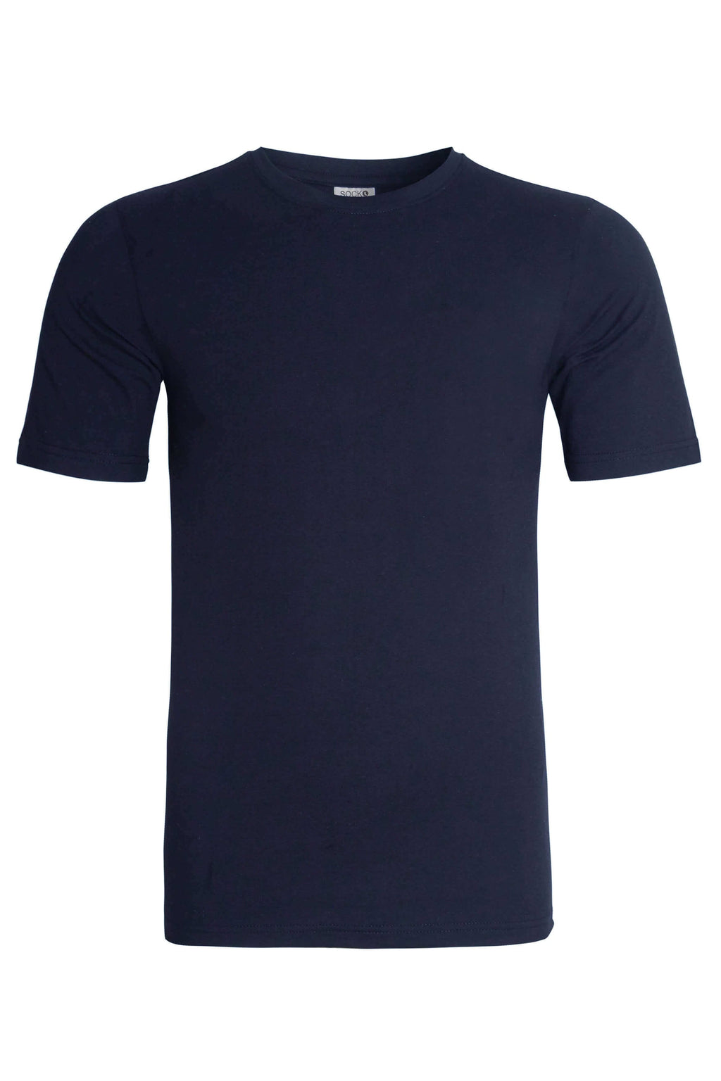 Sock Stack Men's Plain T-Shirts Pack Of 3 Short Sleeve Soft Breathable Cotton Blend