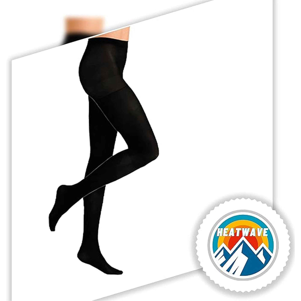Heatwave Thermalwear Womens Thermal Tights Pack Of 3 Black 140 Denier Winter Warmth