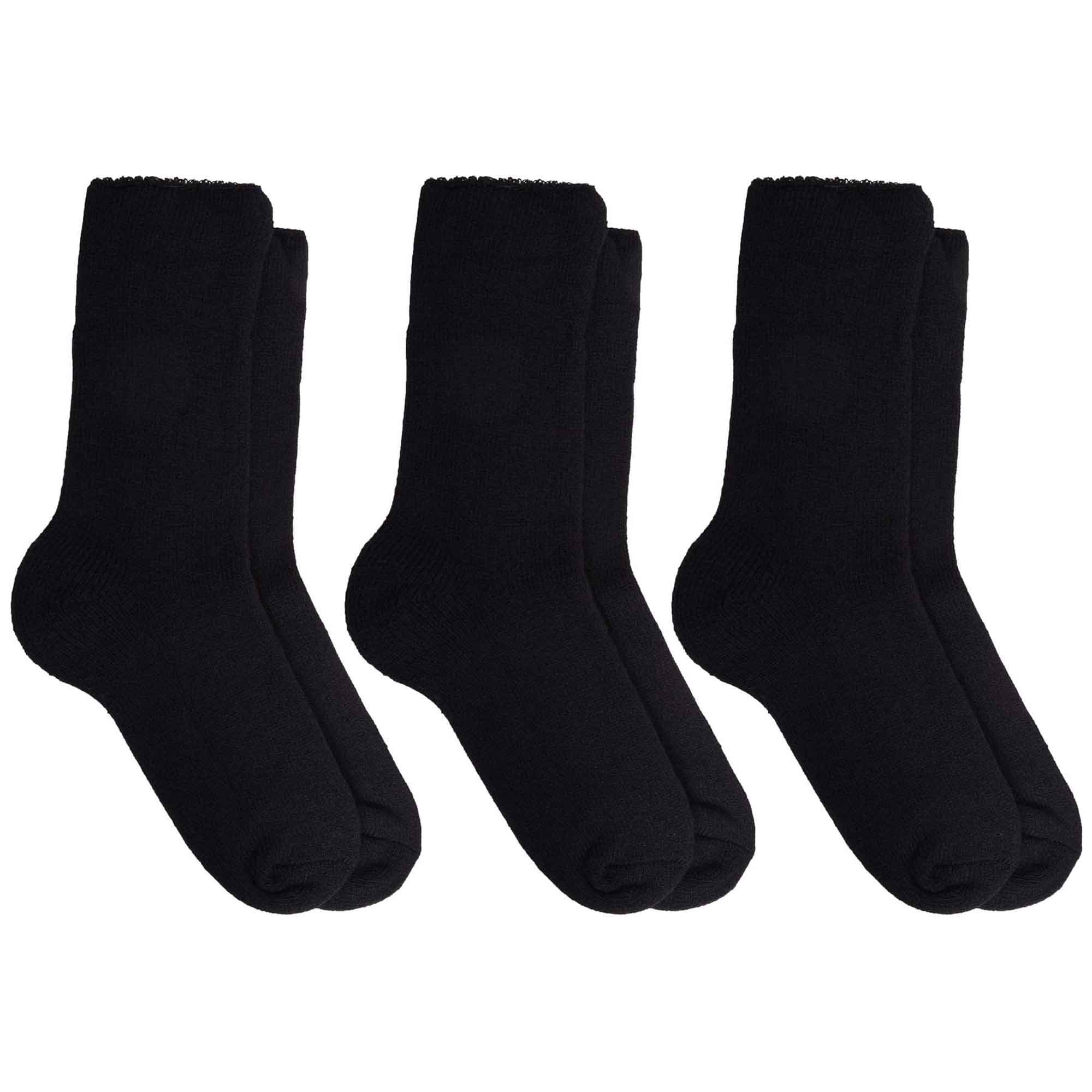 Heatwave Thermalwear Pack Of 3 Women Thermal Boot Socks 2.3 Tog Heavy Duty UK 4-7