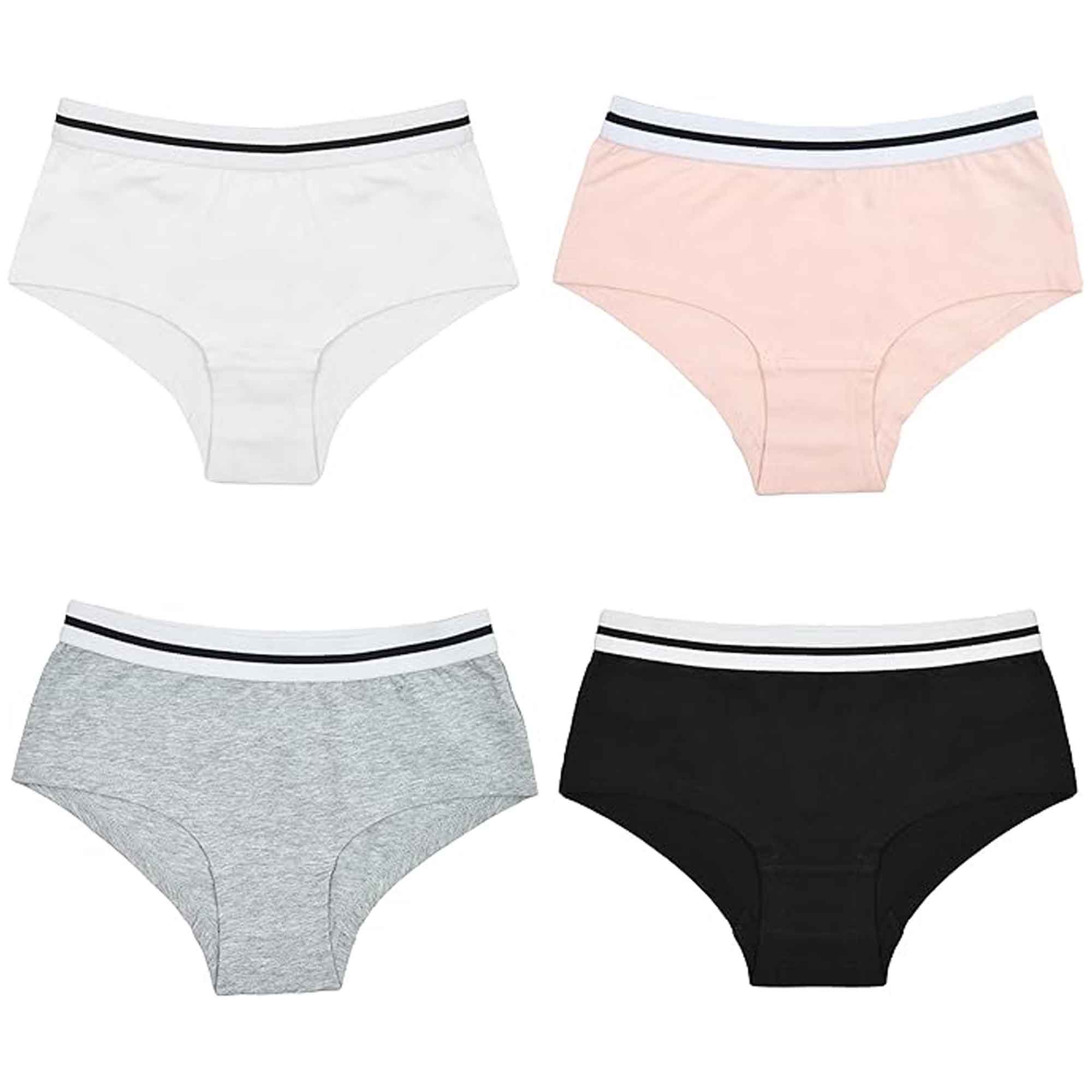 Daisy Dreamer Pack Of 4 Girls Cotton Comfort Fit Shorts Underwear Breathable Stretchy