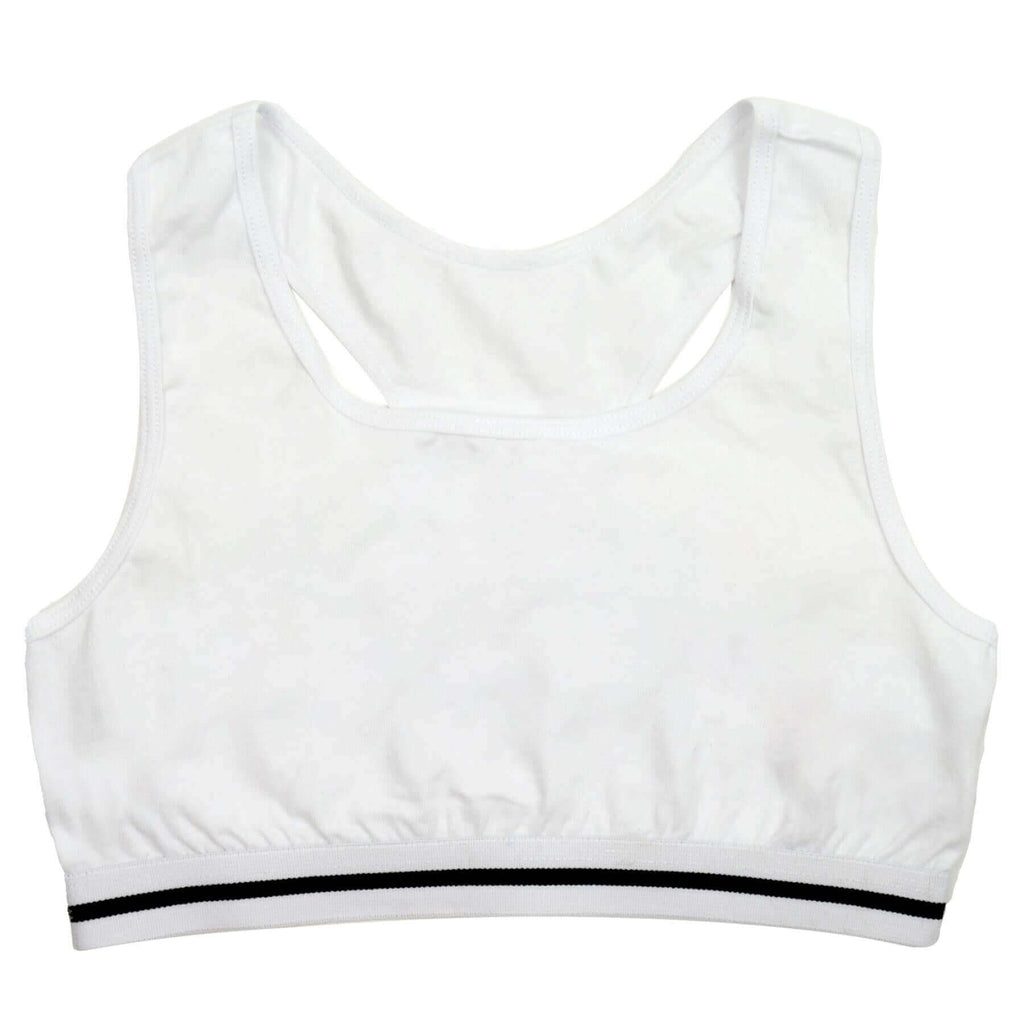 Daisy Dreamer Pack Of 4 Girls Racer Back Seamless Sports Bralettes Crop Top Training Bras