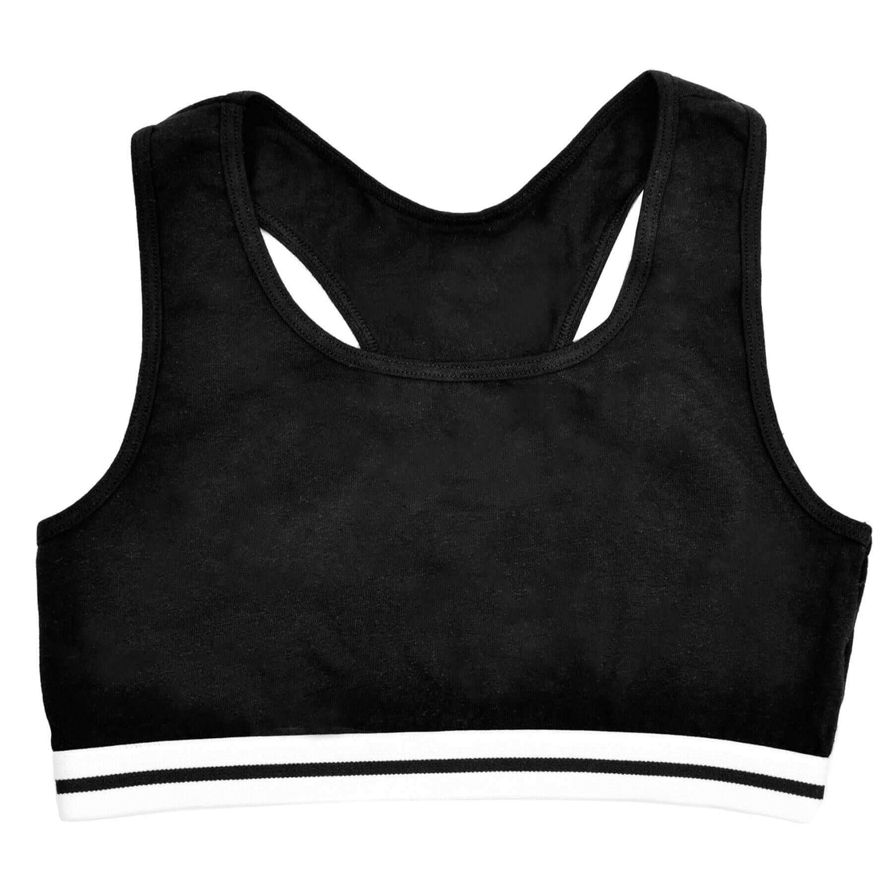Daisy Dreamer Pack Of 4 Girls Racer Back Seamless Sports Bralettes Crop Top Training Bras