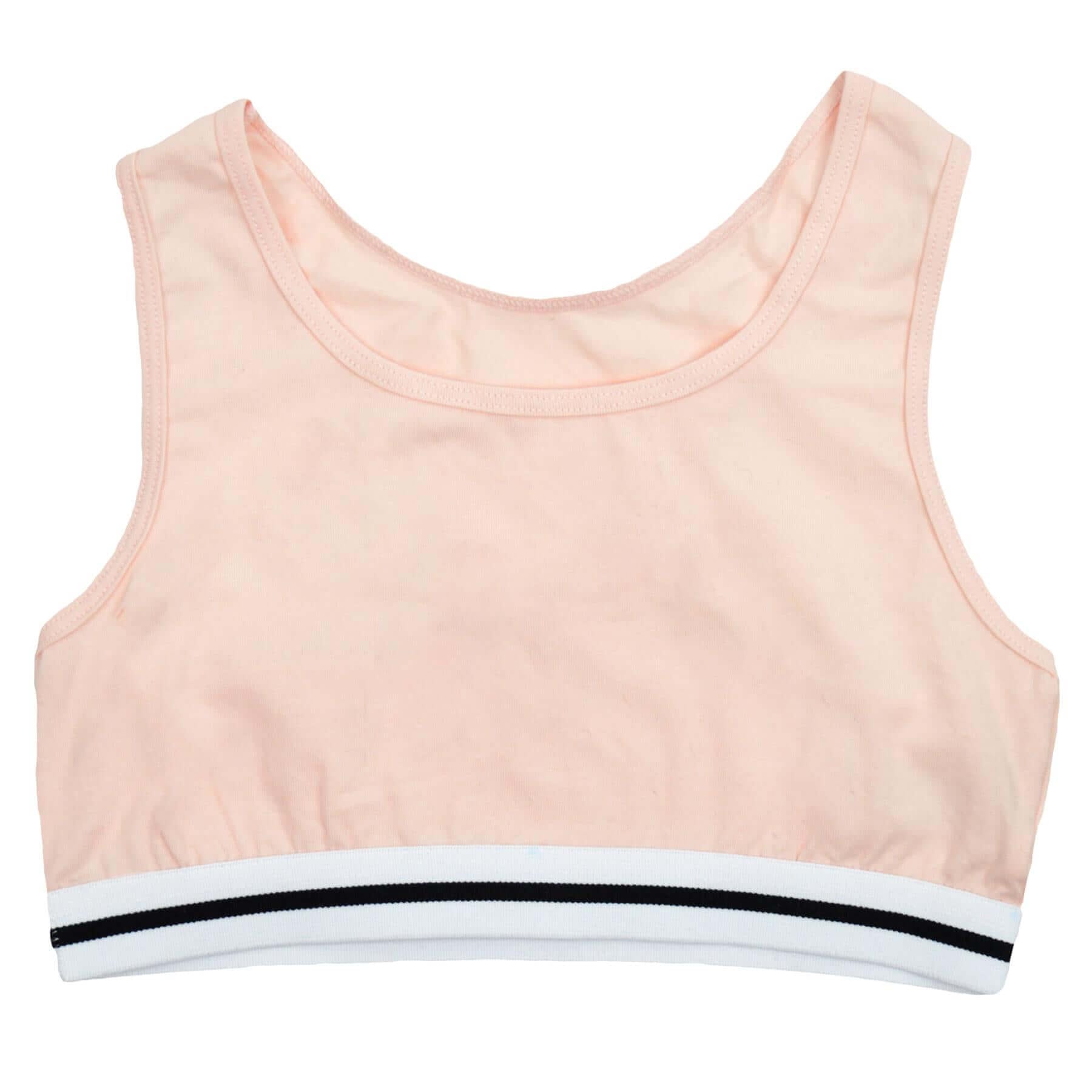 Daisy Dreamer Pack Of 4 Girls Racer Back Seamless Sports Bralettes Crop Top Training Bras
