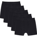 Sock Stack Pack Of 5 Boys Organic Cotton Stretch Boxer Trunks For Kids Ages 5-13