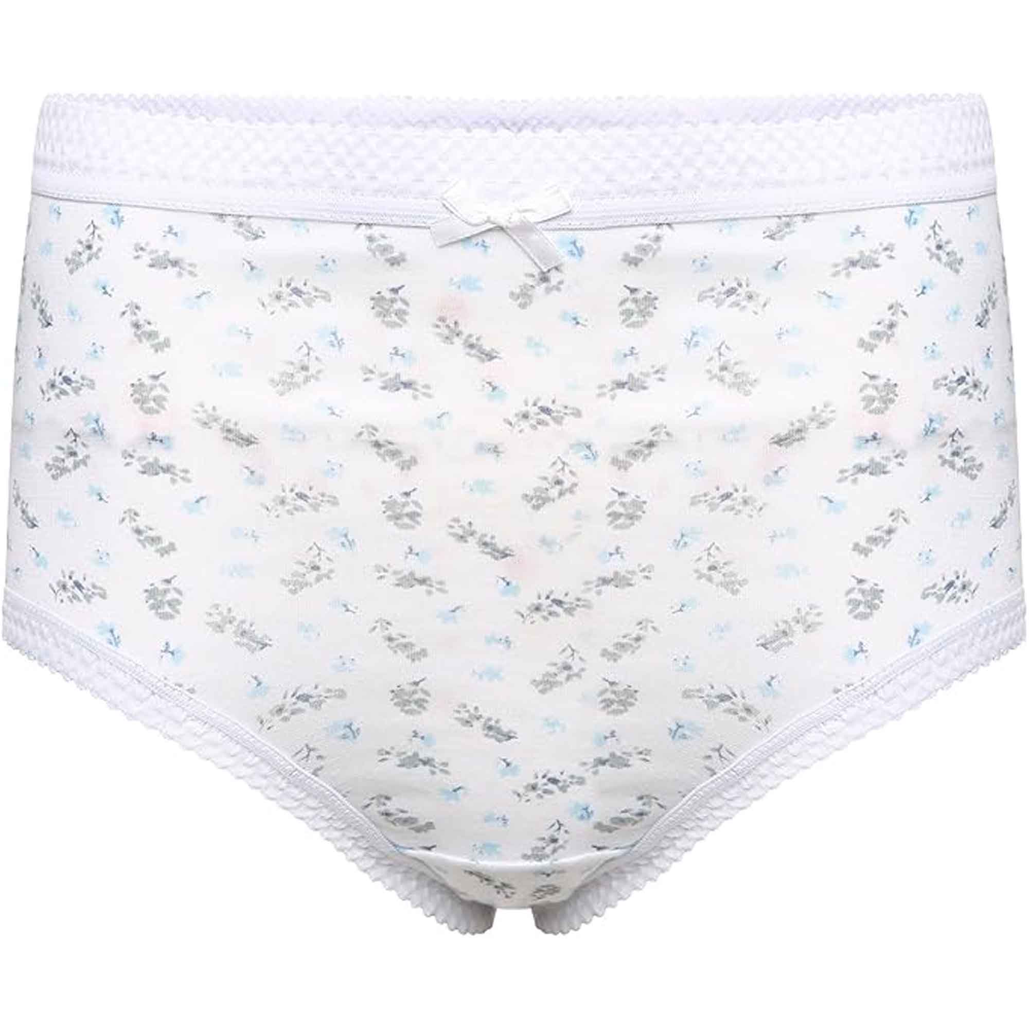 Sock Stack Pack Of 6 Womens 100% Cotton Maxi Briefs Full Coverage Breathable Everyday