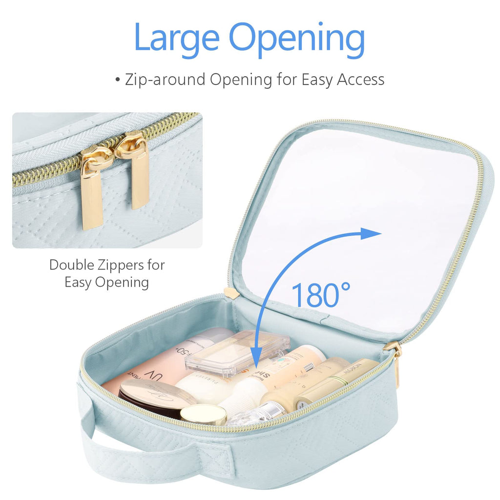 PACKISM TSA-Approved Toiletry Bag Set — 3 Medium Clear Quart-Size Bags, 3-1-1 Compliant, Water-Resistant PVC