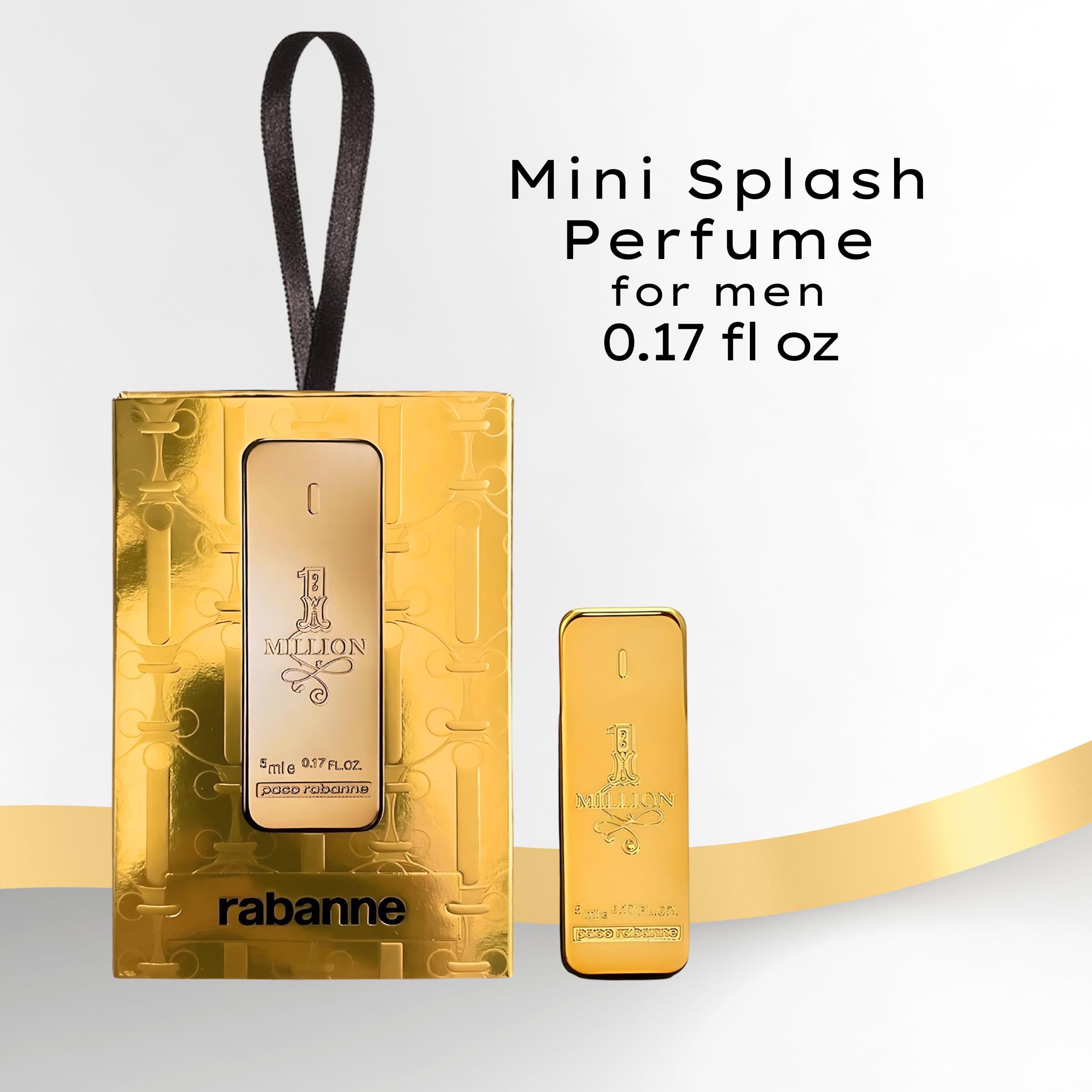 Paco Rabanne 1 Million Mini EDT Splash – 0.17 fl oz Travel Size